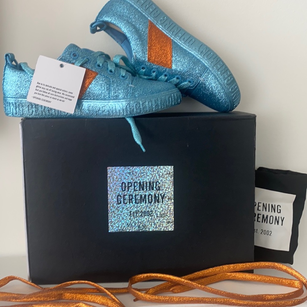 NIB Opening Ceremony La Cienega Glitter Sneakers